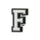 Jibbitz Letter F