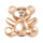 Jibbitz™ Gold Teddy Bear