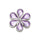 Jibbitz™ Purple Blinged Out Daisy