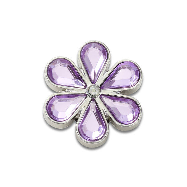 Jibbitz™ Purple Blinged Out Daisy