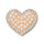 Jibbitz™ Pearl Cluster Heart