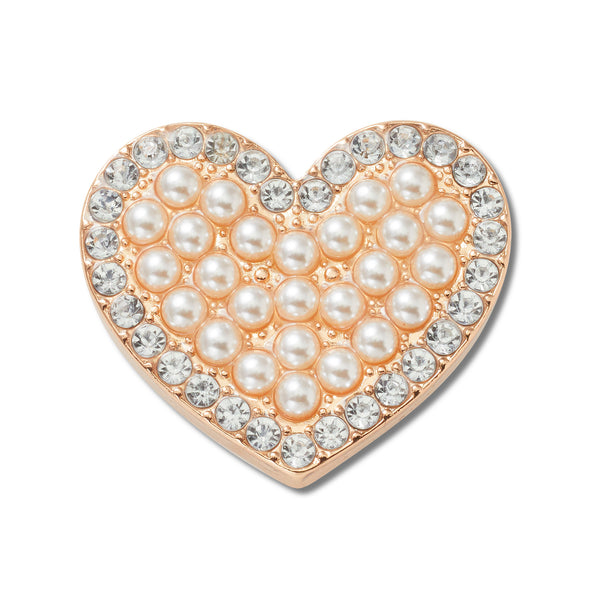 Jibbitz™ Pearl Cluster Heart