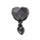 Jibbitz Punk Gunmetal Heart