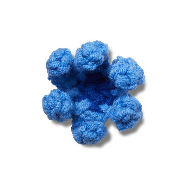 Blue Crochet Flower