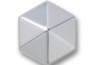 Jibbitz Silver Hexagon Stud