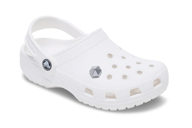 Jibbitz Silver Hexagon Stud