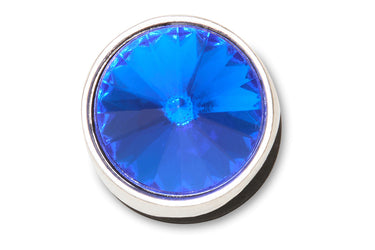 Jibbitz™ Silver Blue Stud