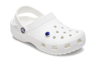 Jibbitz Silver Blue Stud