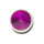 Jibbitz™ Silver Purple Stud