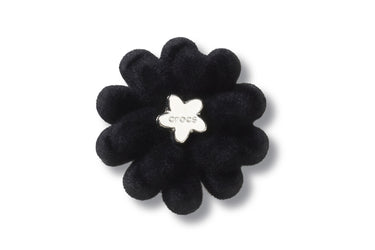 Jibbitz Black Velvet Flower 1