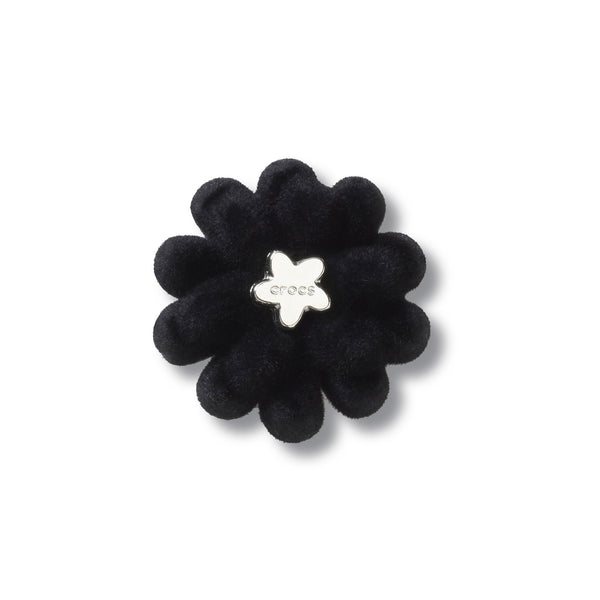 Jibbitz Black Velvet Flower 1
