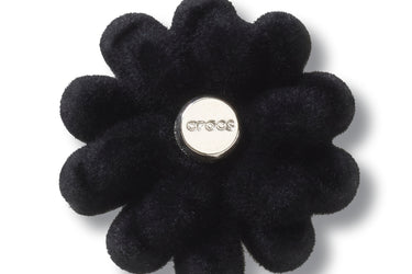 Jibbitz Black Velvet Flower 3