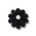 Jibbitz™ Black Velvet Flower 3