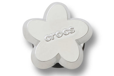 Jibbitz Silver Crocs Flower