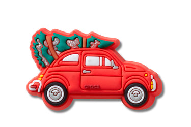 Jibbitz™ Red Car with Christmas Tree