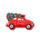 Jibbitz™ Red Car with Christmas Tree