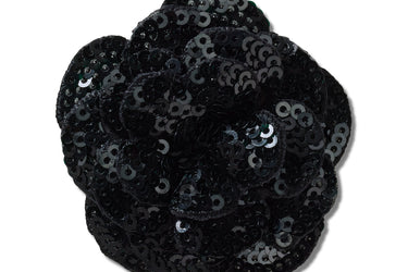 Jibbitz™ Black Sequin Flower
