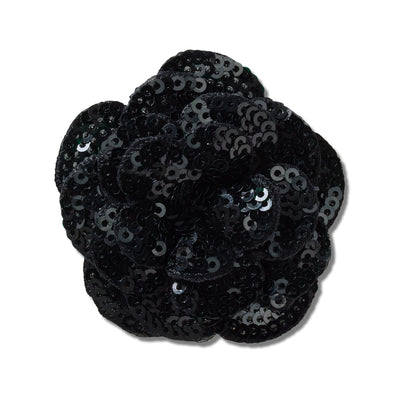 Jibbitz™ Black Sequin Flower