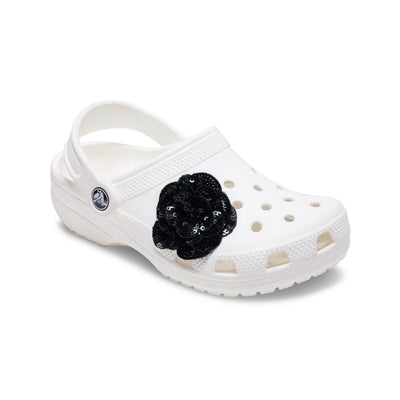 Jibbitz™ Black Sequin Flower