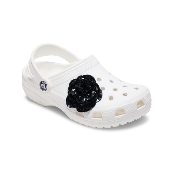 Jibbitz™ Black Sequin Flower