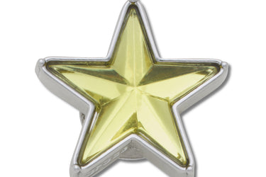 Jibbitz Silver and Green SMT Gem Star