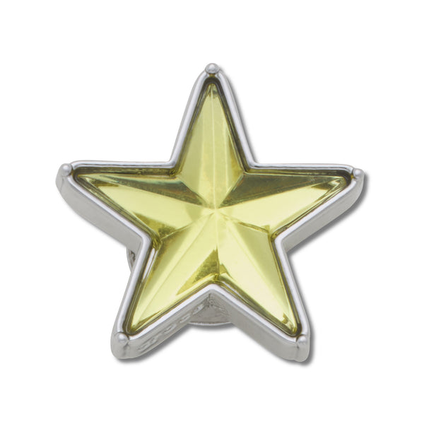 Jibbitz Silver and Green SMT Gem Star