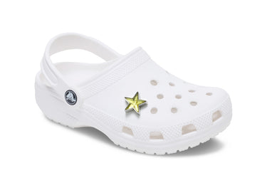 Jibbitz Silver and Green SMT Gem Star