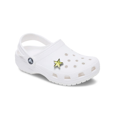 Jibbitz Silver and Green SMT Gem Star