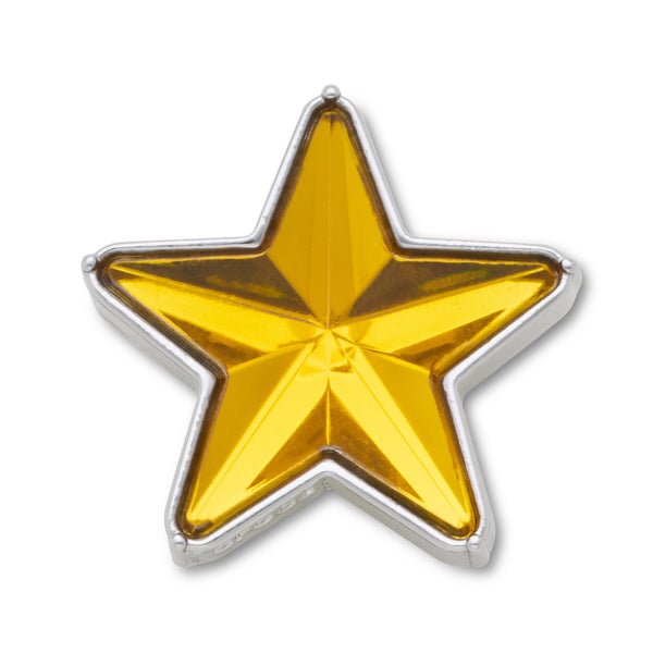 Jibbitz Orange and Silver SMT Gem Star