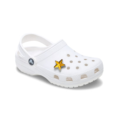 Jibbitz Orange and Silver SMT Gem Star