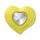 Jibbitz™ Yellow SMT Gem Heart