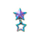 Jibbitz Iridescent Double Star