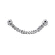 Jibbitz™ Silver Flat Curb Chain