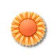 Jibbitz Puffy Orange Flower