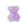 Jibbitz™ Purple Festival Bear