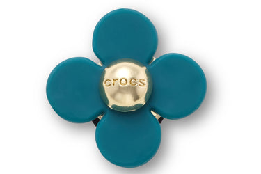 Jibbitz Retro Blue Spinner Flower