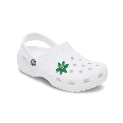 Jibittz Retro Green Spinner Flower