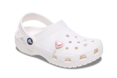 Jibbitz Pink Pearl Heart