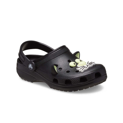 Crocs Classic Glow Black Cat Clog T Kids