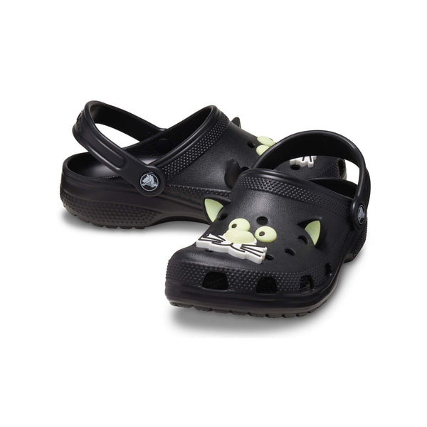 Crocs Classic Glow Black Cat Clog T Kids